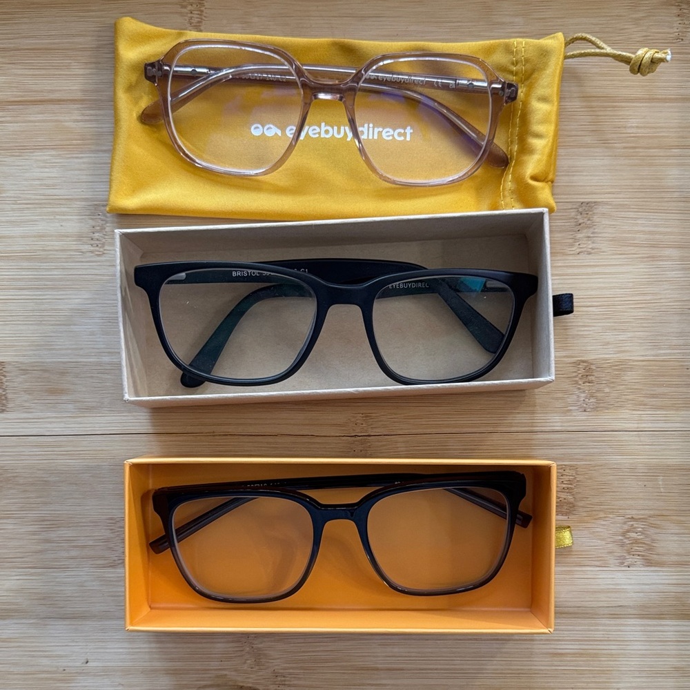 Eye Buy Direct Prescription Glasses Bundle ✨